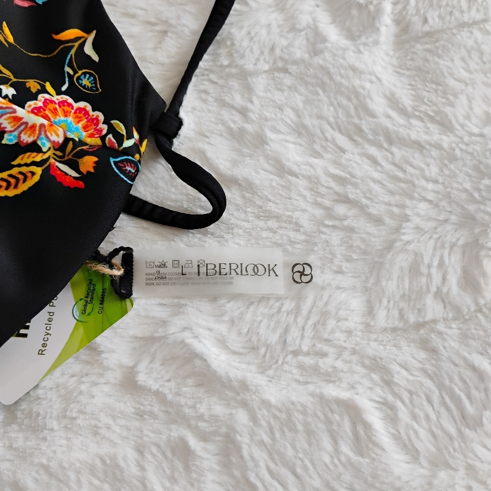 Berlook Floral Cross Back One Piece Swimsuit - Picture 5 of 9